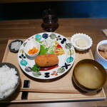 CAFE Anplanché - 料理写真:えびクリームコロッケと手羽元と大根の煮つけ♡