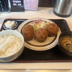 しすい亭 - クリームコロッケ定食