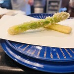 割烹 天ぷら 三太郎 - アスパラ