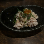 魚酔 - タラの白子ポン酢