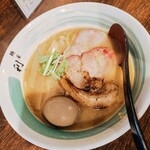 自家製麺 麺屋 利八 - 酒粕らぁめん特トッピング(1300円)