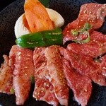 Anrakutei - プレミアム和牛ダブルランチ1,580円(税抜き)