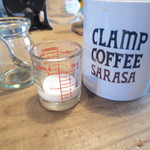 CLAMP COFFEE SARASA - 珈琲準備完了