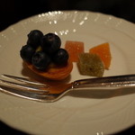 表参道うかい亭 - ブルーベリータルト　ゼリー