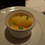 表参道うかい亭 - ８．デザート(オレンジのジュレ)