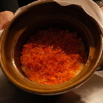 表参道うかい亭 - ７．桜海老の土鍋ごはん(炊き上がり～！)