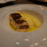 表参道うかい亭 - ４．アイナメとフランス産ホワイトアスパラのナージュ