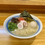 麺屋 しん蔵 - 限定 塩とんこつ 950円  味付玉子 100円
