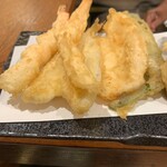 天ぷらとワイン 大塩 - 揚げたて②