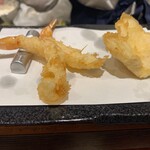 天ぷらとワイン 大塩 - 揚げたて③