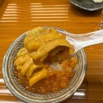 いしまる - ウニといくらのご飯、プリン体の王様。