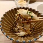 鮨 なんば - 松茸とズワイ蟹の蒸し寿司