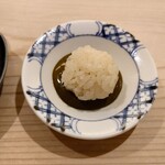 鮨 なんば - 鮑の肝のソースとシャリ