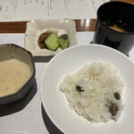 茅乃舎 - 自然薯つき