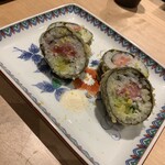 最魚の晩餐～寿司と牡蠣と日本酒の裏切り～ - 