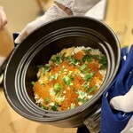 懐石 山よし - 撮影タイムにも快く応じてくださる大将さん✩.*˚