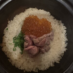 ゴカイドコロ - 土鍋ご飯　和牛といくら