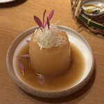 ゴカイドコロ - 本日のおでん　このスープが日本酒と抜群