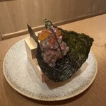 ゴカイドコロ - 鮮魚のなめろうといくらのアテ巻き