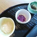 eXcafe吉崎鳳凰閣 - 茶そばのカルボナーラ