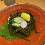 のど黒のあくび - 佐渡のもずく酢