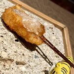 鮨トキドキ串 海老虎 - 甘鯛の串揚げ