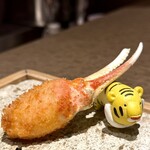 鮨トキドキ串 海老虎 - かに爪