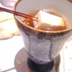 串処 最上 - 口直しの豆腐スープ