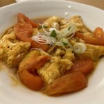 中国料理 焼売の〇山 - トマトと玉子炒め　600円＋税