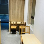 気比そばあまの - 店内