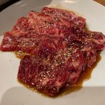 焼肉ニューミート - 国産ハラミ、上カルビ
