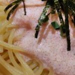 MY DINING 葡萄蔵 - 2014.05葡萄蔵の明太子クリームパスタのアップ！