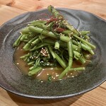 居酒屋はまちゃん - 空芯菜の中華風炒め