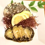 平山旅館 - 黒あわびの肝和え