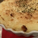 CELTS - シェパーズパイ接写、チーズが香ってきそう、ああ、また食べたい！