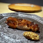 中華 大しげ - ◆チャーシュー、マスタード添え。