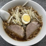 中華麺店 喜楽 - 中華麺 麺半分 800円