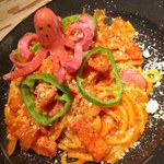 italian bar TAKA’s KITCHEN - 生パスタの『真夜中のナポリタン』