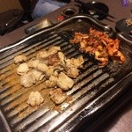 焼きしゃぶ・鴨鍋 ありが十。 - ホルモンキムチ