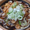 長命うどん - かけうどん小盛、かき揚げ