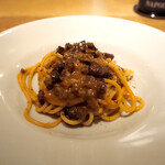 スガハラ - スパゲッティ 牛肉と黒豚のラグーソース