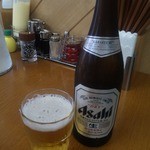 馬場南海 - 先ずはビールで喉を潤しました