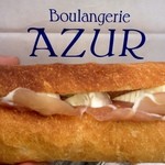 AZUR - 生ハム、なんとかチーズのサンド（≧∇≦）