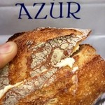 AZUR - 無塩バターをサンドしたなんとかパン（≧∇≦）