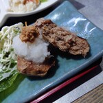 ほびーい喫茶店 - ハンバーグ断面