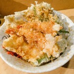 天丼ふじ - ジャンボ天丼でーす