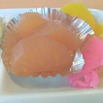 coffee&lunch さがみ - 大根の煮付け、たくあん等