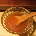 てしま旅館 - カルパッチョは和風のたれです。