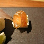 てしま旅館 - 自家製からすみです。