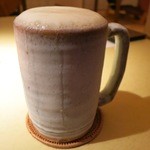 てしま旅館 - 生ビールはマグジョッキで。